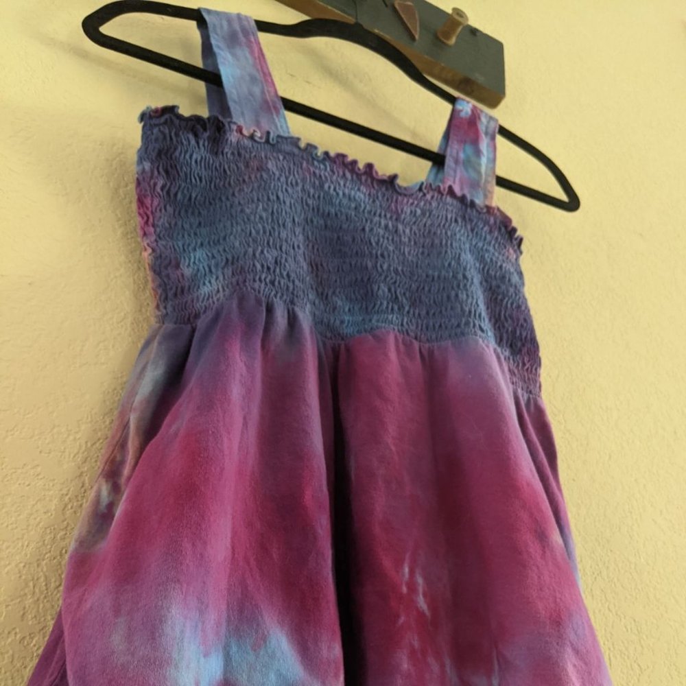Tie Dyed Babydoll Top - Picture 3 of 9